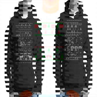 Tractor Ugly Christmas Sweater Farming Farmer Xmas Hoodie - Seseable