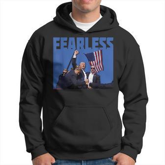 Trump 2024 Fearless Republican Usa Hoodie - Monsterry