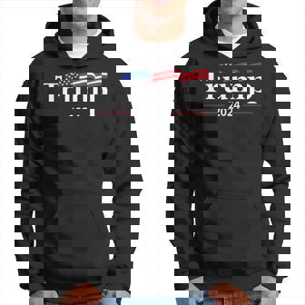 Trump 2024 Flag On Back Take America Back Trump Flag 45 47 Hoodie - Monsterry