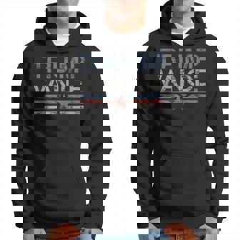 Trump Jd Vance 2024 Retro Stripe Trump Vance 2024 Hoodie - Monsterry