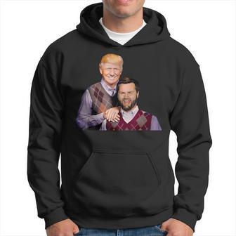 Trump Vance 2024 Brothers Parody Trump J D Vance Bros Hoodie - Thegiftio UK