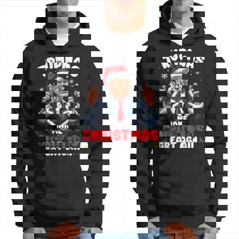 Trumpmas Make Christmas Great Again Santa Claus Donald Trump Hoodie - Monsterry