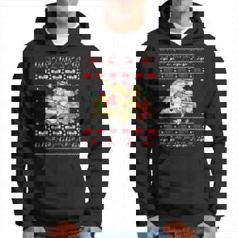 Turtle Ugly Christmas Sweater Xmas Lights Family Matching Hoodie - Thegiftio UK