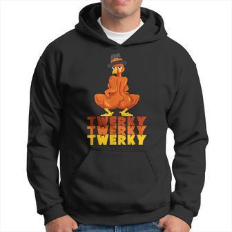 Twerky Turkey Butt Thanksgiving Dance Hoodie - Thegiftio UK