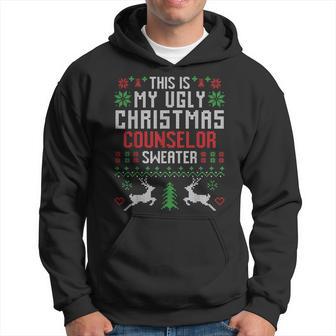 This Is My Ugly Christmas Counselor Sweater Hoodie - Thegiftio UK