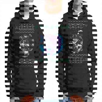 Ugly Christmas Sweater Fishing Fish Merry Fishmas Fishing Hoodie - Seseable