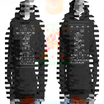 Ugly Xmas Sweater Style Firefighter Fireman Christmas Hoodie - Thegiftio UK