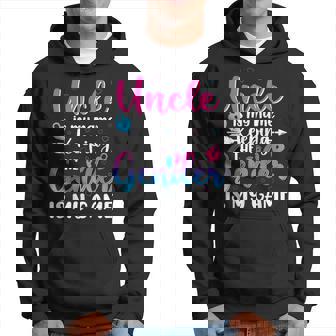 Uncle Is My Name Keeping The Gender Is My Game Reveal Baby Hoodie - Monsterry