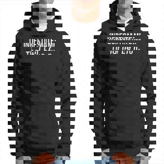 Underestimate Me That'll Be Fun Quote Pun Hoodie - Thegiftio UK