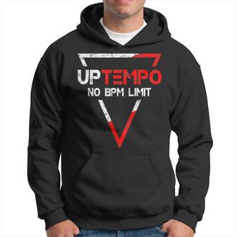 Uptempo Slogan 200 Bpm Speedcore Gabber Festival Uptempo Kapuzenpullover - Geschenkecke