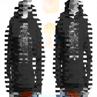 Urban Hip Hop Novelty Graphic Teddy Bear Hoodie | Seseable UK
