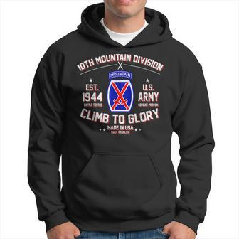 Us Army 10Th Mountain Division Infantry Climb To Glory Hoodie - Monsterry DE