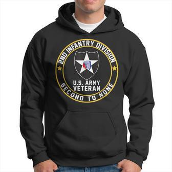 Us Veteran Military 2Nd Infantry Division Second To None Hoodie - Monsterry