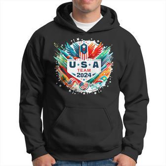Usa 2024 Go United States Sport Usa Team 2024 Usa Hoodie - Thegiftio UK