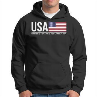 Usa Flag American Athletic Team Sports Games Hoodie - Thegiftio UK
