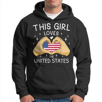 Usa Flag American Flag Heart Slogan America Usa Kapuzenpullover - Geschenkecke