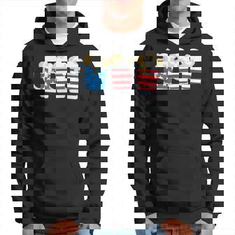 Usa Flag Beer 4Th Of July Independence Day Hoodie - Seseable