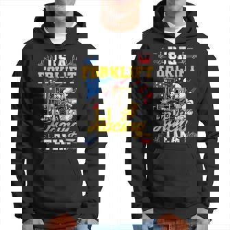 Usa Forklift Racing Team Forklift Operator Hoodie - Monsterry