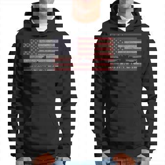 Uss Iowa Bb-61 Ww2 Battleship Usa American Flag Hoodie - Monsterry