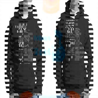 Usted No Toca El Blues You Feel It Músico Guitarrista Sudadera - Regaloses