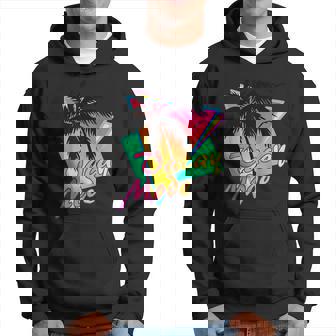 Vacay Mode Tropical Summer Sunset Palm Tree Sunset Hoodie - Monsterry