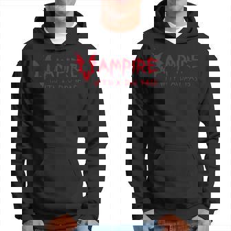 Vampire With A Day Pass Horror Halloween Vampire Bat Hoodie - Thegiftio