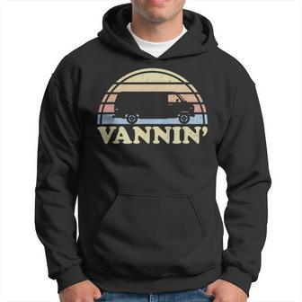 Vannin Van Life Retro Van Lovers Vanner Vantasy Camper Hoodie - Thegiftio UK