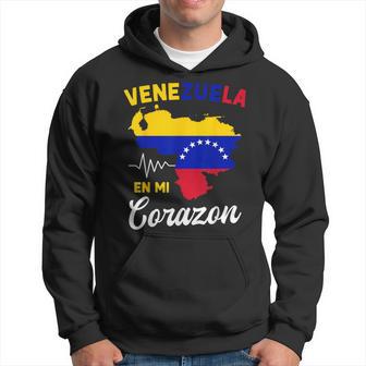 Venezuela En Mi Corazon Proud Venezuelan Latin Venezuela Map Hoodie - Thegiftio UK