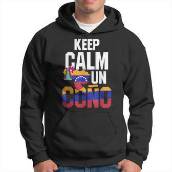 Venezuela Freedom Keep Calm Un Cono Banderaenezuela Kapuzenpullover - Geschenkecke