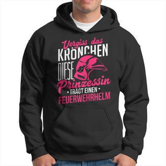 Vergiss Krönchen Princess Fireman Helmet Kapuzenpullover - Geschenkecke