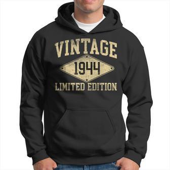 Vintage 1944 Limited Edition Year Of Birth Birthday Hoodie - Thegiftio UK