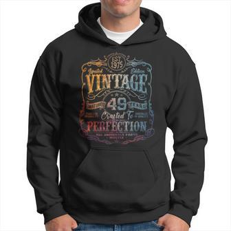 Vintage 1975 Limited Edition 49 Year Old 49Th Birthday Hoodie - Thegiftio UK