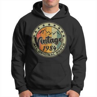 Vintage 1984 Retro 40 Year Old 40Th Birthday Hoodie - Thegiftio UK