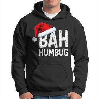 Vintage Bah Humbug Christmas Santa Xmas Party Hoodie - Thegiftio UK