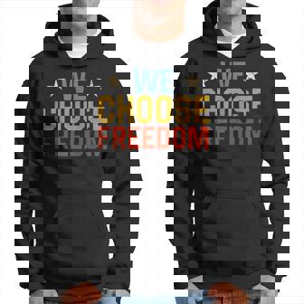 Vintage We Choose Freedom We Choose Kamala-Harris Vote 2024 Hoodie | Mazezy