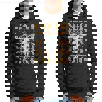 Vintage Cojo Bull Skull Flowers Music Outlaws 80S 90S Hoodie - Monsterry