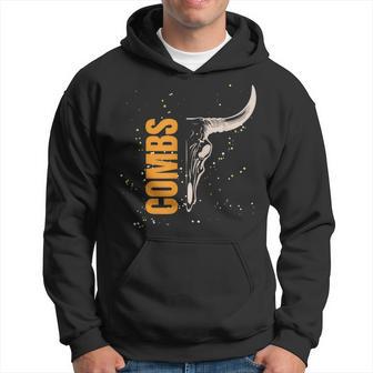 Vintage Combs Bull Skull Western Combs Personalized Hoodie - Thegiftio UK