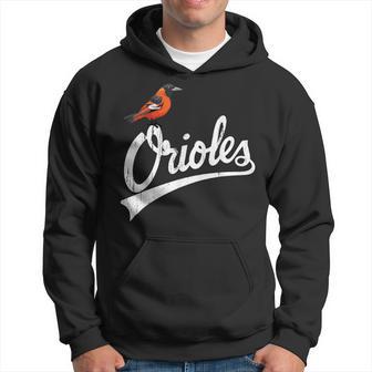 Vintage Cute Birds Classic Arts Retro Baltimore Proud Name Hoodie - Thegiftio UK