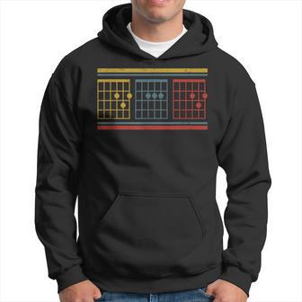 Vintage Dad Guitar Chord Guitar Music Father's Day Hoodie - Thegiftio UK