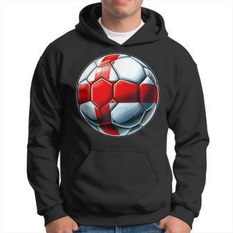 Vintage English Banner Fan England Flag Retro Hoodie - Thegiftio UK