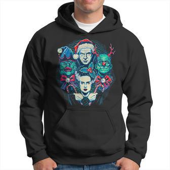 Vintage Frankenstein Monsters Mash Spooky Christmas Hoodie - Thegiftio UK