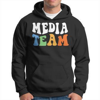 Vintage Retro Media Team Hoodie - Thegiftio UK