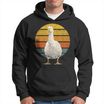 Vintage Goose Sunset Retro Goose Kapuzenpullover - Geschenkecke