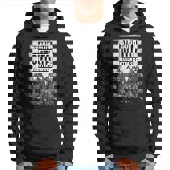 Vintage Horror Halloween Scary Straight Outta Nightmares Hoodie - Monsterry