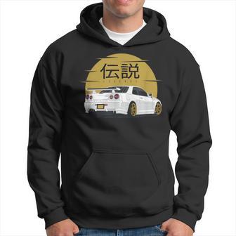 Vintage Jdm Legendary Gt R 34 Skyline Hoodie - Thegiftio UK