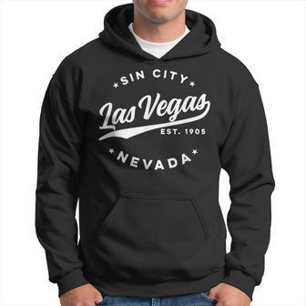 Vintage Lasegas Sin City Nevada Text Kapuzenpullover - Geschenkecke