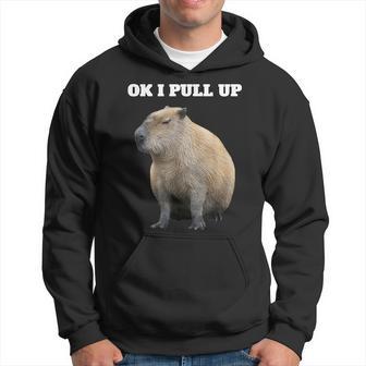 Vintage Ok I Pull Up Capybara Kapuzenpullover - Geschenkecke