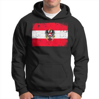 Vintage Österreich Flagge Kapuzenpullover - Seseable