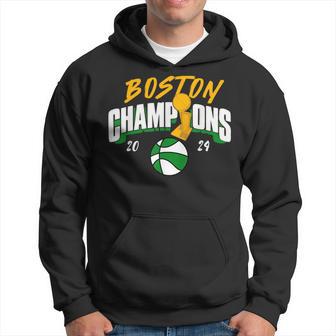 Vintage Retro Boston Champions Boston B-Ball City Hoodie - Thegiftio UK