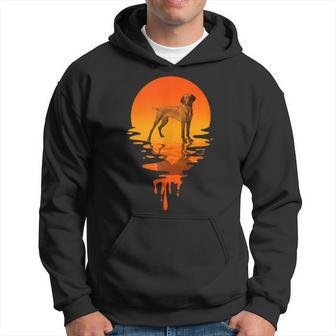 Vintage Retro Style Vizsla Hoodie - Thegiftio UK